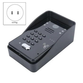 7Inch Apăsați Video interfon Interfon Sonerie RFID IR-CUT 1000TV Linie de Fotografiat de la Distanță fără Fir de Control de Acces