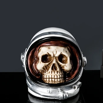 Craniul Astronaut pusculita Contor de Numărare a monedelor Coin Bani de Economisire Cutie Borcan Monede Cutie de Depozitare pentru USD EURO GBP Bani Decor