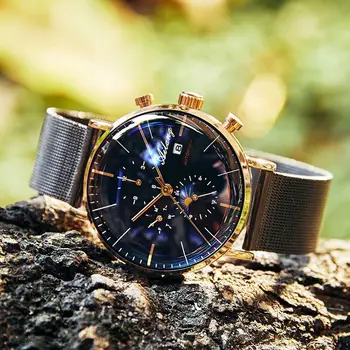 AILANG Noua Moda pentru Bărbați Ceasuri de Top de Brand de Lux Ceas Mecanic Barbati Impermeabil Ultra-subțire Ceas de mână Pentru Bărbați Sport Ceas 8609B