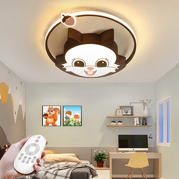 Estompat Lampă de Tavan cu LED Candelabru Desene animate Decorative Lumina cu Telecomanda Modern Living Dormitor Hol Balcon