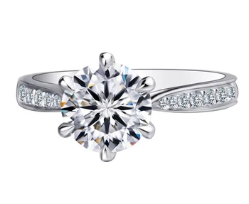 Yanleyu Argint 925 Inele de Nunta pentru Femei 1 Carat Cubic Zircon CZ Diamant Solitaire Inel de Logodna Bijuterii PR120