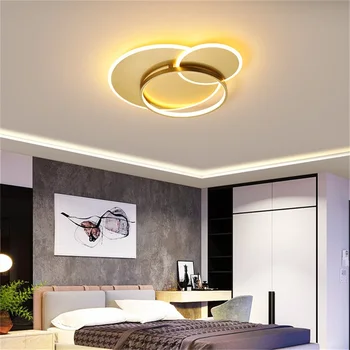 OURFENG Decorativă cu LED-uri Lumini Plafon 220V 110V cu Telecomanda Estompat Moderne Corpuri de iluminat Pentru Casa Living Sufragerie Dormitor