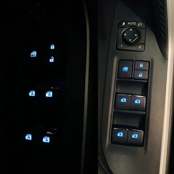 Luminat de LED-uri de Putere Geam Usa Comutator pentru Toyota RAV4 2019 2020 Plecat de Conducere Iluminare Comutator Master