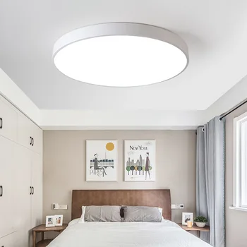 Simplu Rotund de Tavan Lampa LED Lampă de Plafon Living Lampa 5cm Dormitor, Sala de Mese Coridor Acrilice Lampă de Plafon