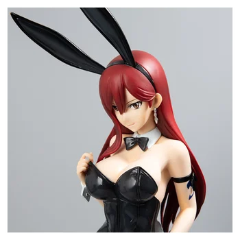 47cm Anime Fairy Tail Erza Scarlet Fata Bunny PVC figurina Jucarie Fata Sexy Modelul de Colectare Papusa Cadou