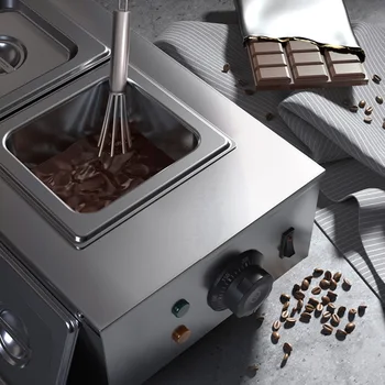 Ciocolata De Topire Aragaz Dublu Cilindru Ciocolata Încălzire Vas Ciocolata De Topire Mașină