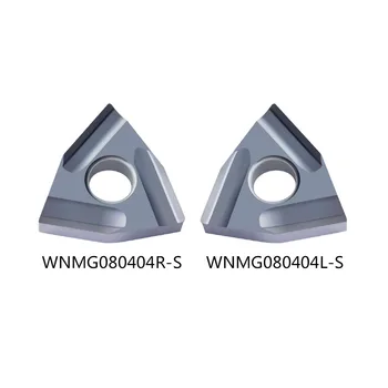 WNMG080404R-S L-S WNMG080408L-S R-S HS7125 Înaltă Calitate din Oțel Inoxidabil cu Fante Insertii CNC Strung Scule din Carbură de Cotitură Lame
