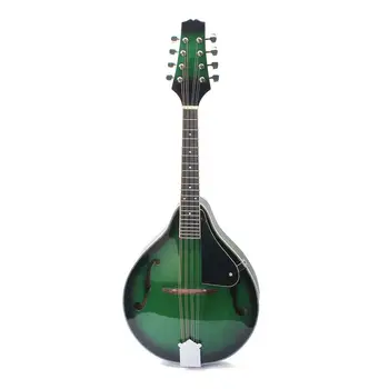 8-String Bass Mandolina Instrument Muzical Verde Bine Șir de Oțel Podul de lemn de Trandafir Mandolina Instrument cu Coarde pentru Incepatori
