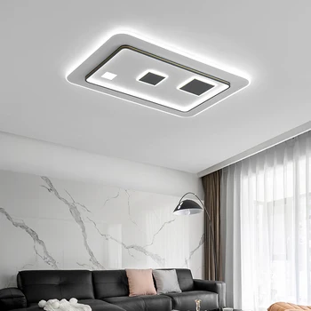 Led Lampă de Plafon Atmosfera Rotund/Pătrat pentru Camera de zi Dormitor Bucatarie Balcon Home Decor din Aluminiu Lumini Plafon Corpuri