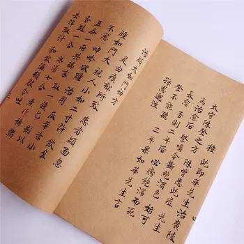 China a Vechi Thread-Legat De Medicina Tradițională Chineză Cărți (Zhang Zhongjing baza de Prescriptie medicala) Handwriting Versiune