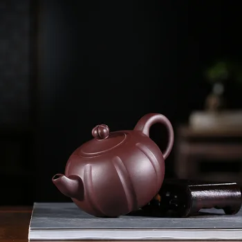 En-gros dezbrăcat de minereu de micul Daisy violet oală de lut de autentic ceainic yixing manual kung fu set de ceai de la vanzare