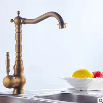 Alamă fel de mâncare bazinul robinet de 360 de grade de rotație negru robinet Europene rece și caldă dual-scop robinet de bucătărie