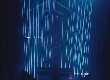6 Lentile de Scanare Laser Linie de Lumină Fascicul de 3W Linie Laser Scanner Etapă Efect de Iluminat Proiector Lumina DJ Bar de Dans Petrecere Disco Lasershow