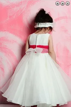 Vestido Daminha Casamento Sașa Rezervor Scoop rochie de bal Infantil Transport gratuit Noi 2021 Nunta Concurs Lungi Rochii Fete cu Flori