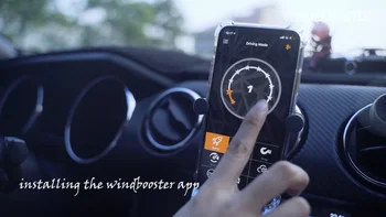 Windbooster Negru Ultra Subțire ABS Masina Chip Tuning Electronica a Clapetei de accelerație Senzor cu APP Display Digital Controller Clapetei de accelerație
