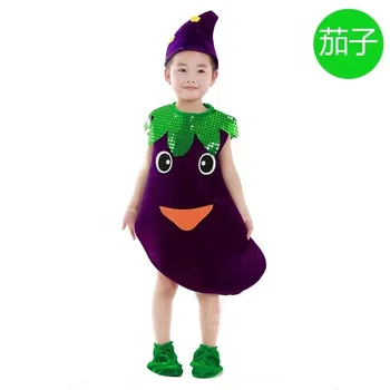 Halloween pentru Copii fructe de dans haine de legume grapefruit ceapa vinete performanță Adult părinte-copil cosplay costum