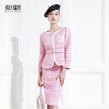 Zeița Și Celebritate Xiaoxiangfeng Tweed Temperament Moda Costum Profesional Femeie La Modă, Toamna Și Iarna 2021