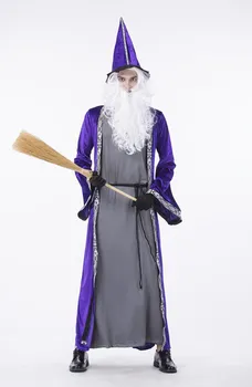 Adult Seria Wizard Halloween Cosplay Gundor Partid Asistent Rol De Performanță Costum