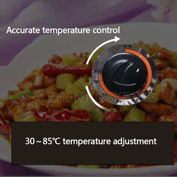 Comerciale Din Oțel Inoxidabil Masă Contra Fast-Food Ține De Cald Desktop Energie Electrică Și Căldură Cantina Masa De Auto-Ajutor Cabinet