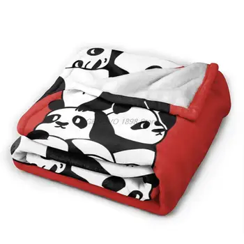 Pomul de crăciun Panda Ultra-Moale Micro Fleece Pătură de Canapea pentru Adulti Sau Copii 80 X60