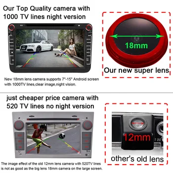 HD 1280*720 Pixeli 1000TV linie Pentru opel Antara 2010-2017 masina din spate vedere din spate camera foto de parcare inversă wireless cu ecran LCD