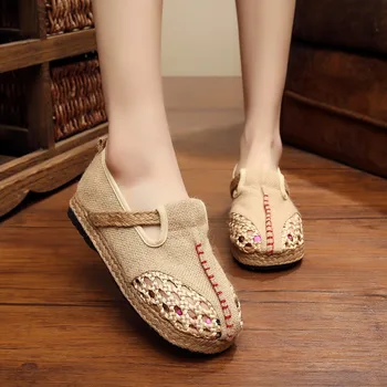 Shanghai china Poveste pantofi pentru femei, Design de Lumină Confortabil In Pantofi Doamnelor Vara Mână Tricot Tubular Casual Pantofi ochiurilor de Plasă