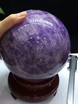 Naturale ametist mingea, curcubeu format în mod natural în bilă, frumoase culori de ansamblu și transparent cristal