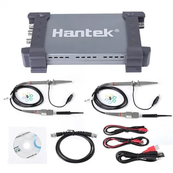 Hantek 6074BD Osciloscoape USB 4 Canale 70Mhz Osiclloscope Digital PC Portabil Osciloscopio + 25Mhz Generator de Semnal