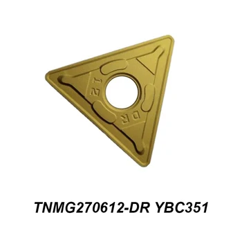 Original TNMG 270612-DR TNMG270612-DR YBC351 Speciale Pentru Prelucrarea Oțelului Triunghiular Plictisitor de Tăiere CNC Instrument de Carbură de a Introduce