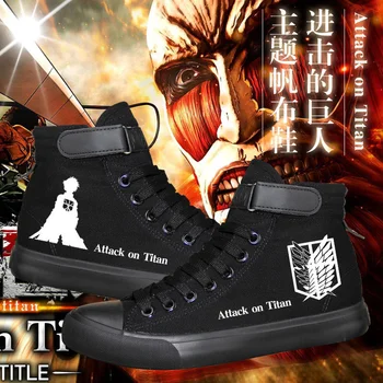 High-q Unisex Anime Pentru Atac pe Titan Eren Jaeger Iubitorii de Pantofi Casual Panza Bascheti