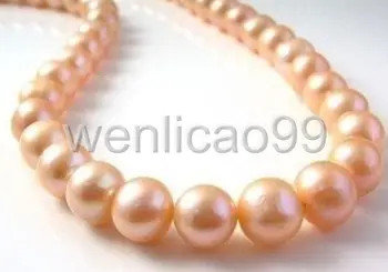 AAA 9-10MM ROTUND ROZ SOUTH SEA PEARL COLIER 18