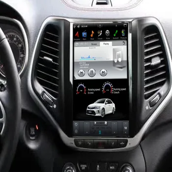 Tesla Stil 10.4 Inch Android 9.0 7.1 Mașină de Navigare GPS NU DVD Player potrivit pentru JEEP Cherokee-2019 de Încălzire a Scaunelor WiFi Unitate