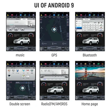 Android 10.0 Mașină Player Multimedia pentru Toyota Highlander 2009 - Tesla Tip Stereo 2 din Radio Auto video DVD Navigatie GPS