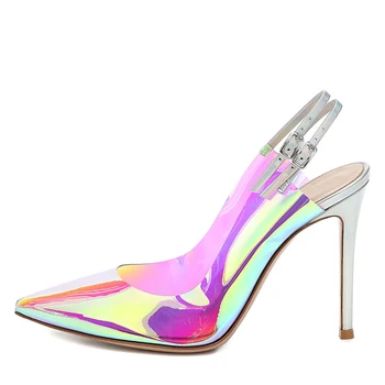 Dovereiss Moda pentru Femei Pantofi de vara Elegante, sexy new Pure color Cataramă pantofi de Partid din PVC Pompe 34-45