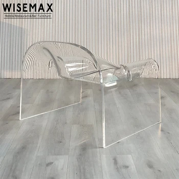 Designer speciale în formă de acril transparent de agrement scaun living personalizate singur scaun
