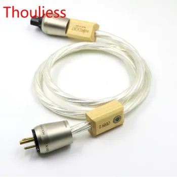 Thouliess Norodst ODIN 2 Referință Schuko AC Cablu de Alimentare Cablu cu Aur Placat cu UE NE Plug Conexiune de Putere